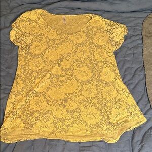 LuLaRoe Fake Lace Blouse